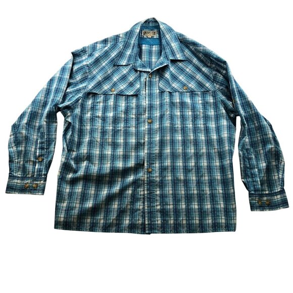 Duluth Mens Shirt Size 2XL Long Sleeve Plaid Western Outdoors Hiking - Picture 1 of 9
